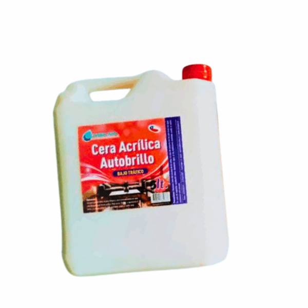 Cera Acrílica Autobrillo Disama, Incolora, Bajo Tráfico, 5 Litros