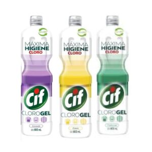 Cloro Gel Cif, 800 ml, Variedad de aromas