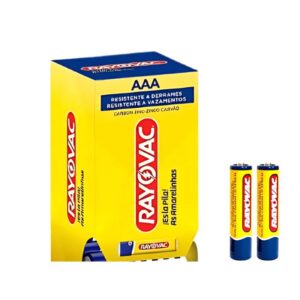 Pila Rayovac de carbón, AAA, Pack de 2 unidades