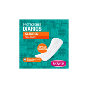 Protectores diarios Ladysoft, tela suave