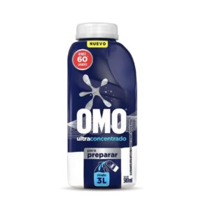 Detergente Líquido OMO para diluir. Rinde 3 litros.