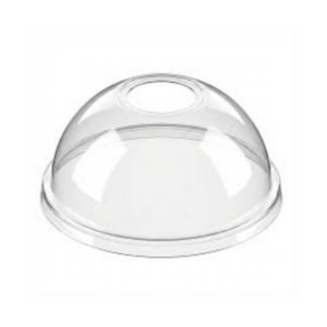 Tapa Pet Cúpula con Perforación, 16 Oz, 100 Unidades