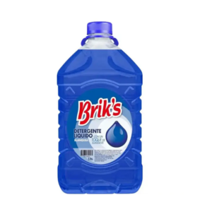 Detergente Líquido Briks, Azul, 5 Litros