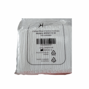 Cofia Blanca Desechable, Pack 100 Unidades