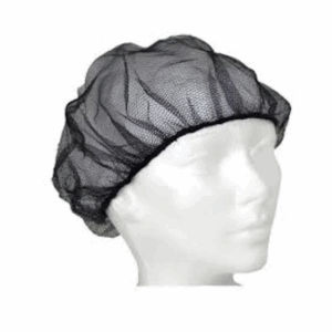 Cofia Negra Desechable, Pack 100 Unidades