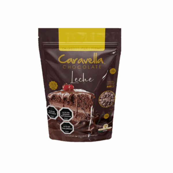 Cobertura de Chocolate con Leche Caravella, 1 kilo