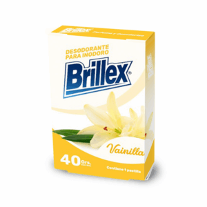 Pastillas para Inodoro Brillex, Vainilla, 40 gramos