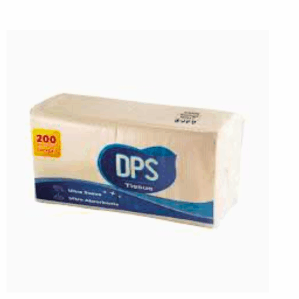 Servilleta DPS Tissue, Tipo Cóctel, 200 Unidades
