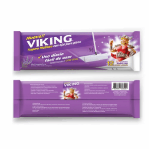 Trapero Húmedo Viking con Ojal, desechable, Lavanda