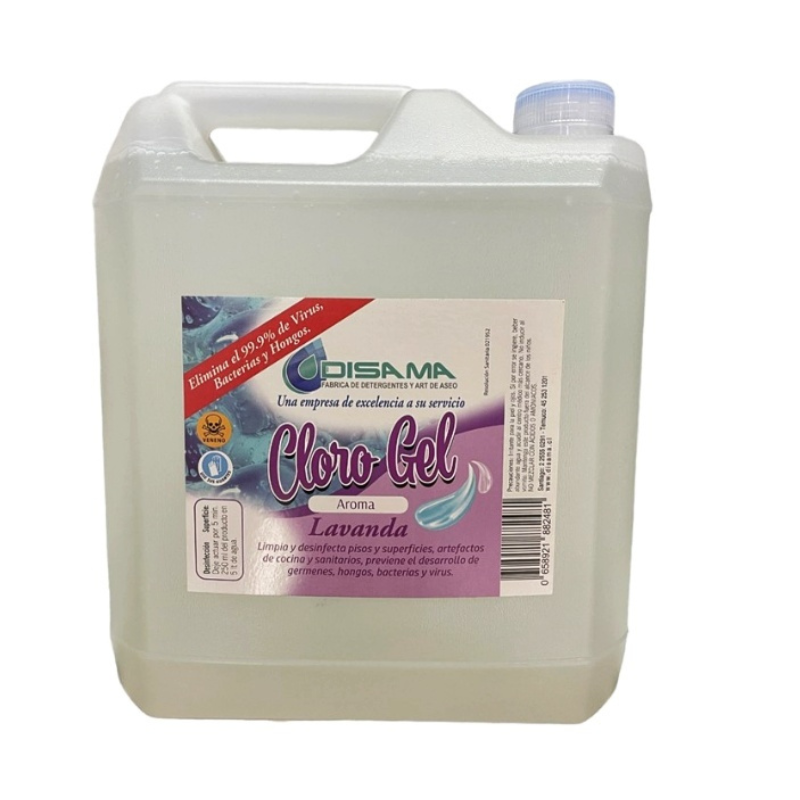 Cloro Gel Disama, 5 litros, Variedad de aromas - Imagen 3