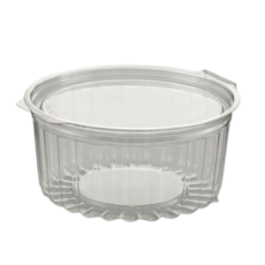 Pote Bisagra Tapa Plana, 225 grs. Envase Clamshell