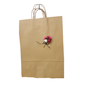 Bolsa Papel Manila Deco, 30x12x41 cm