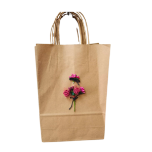 Bolsa Papel Manila Deco, 22x10x29 cm