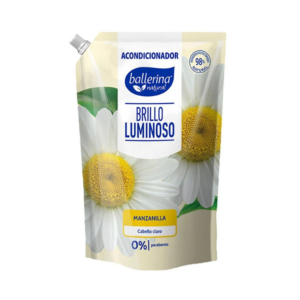 Acondicionador Ballerina Brillo Luminoso, Manzanilla, 750 ml