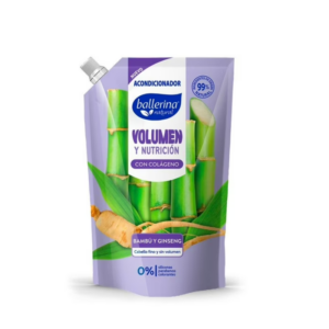 Acondicionador Ballerina Volumen, Bambú y Ginseng, 750 ml