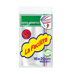 Bolsa hermética La Facilita 18x20 cm, 30 Uds