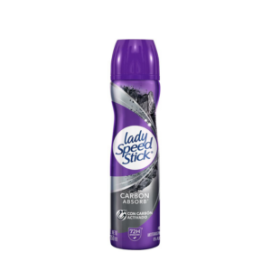 Desodorante Aerosol Lady Speed Stick Carbon Absorb, 150 ml
