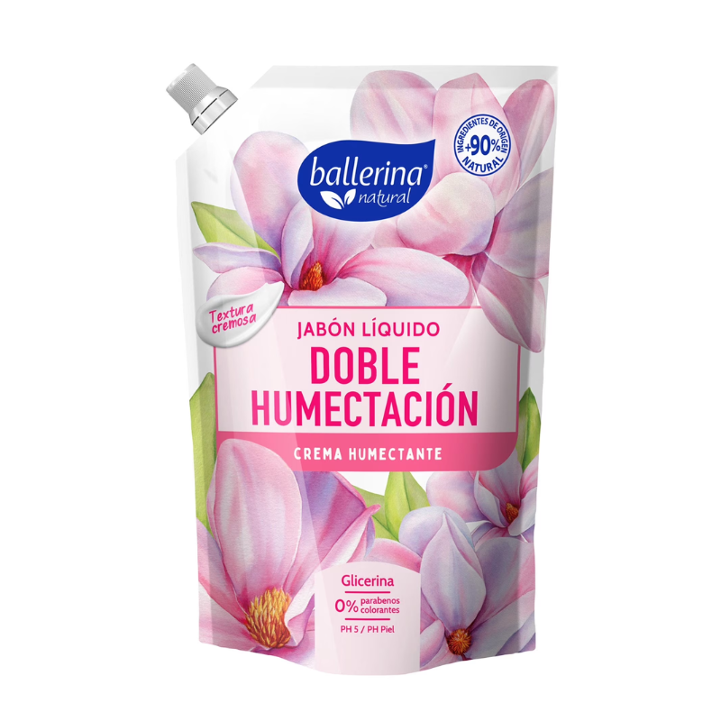 Jabón Líquido Doble Humectación Crema Humectante, 750 ml
