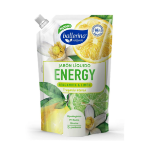 Jabón Líquido Ballerina Bergamota y Limón, 750 ml