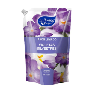Jabón Líquido Ballerina Violetas Silvestres, 750 ml
