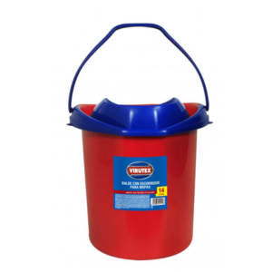 Balde Virutex con escurridor, 14 Litros