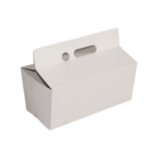 Caja Pollo, Cartulina Blanca
