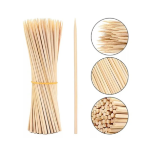 Palo Brocheta, Palitos de Bambú de 50 cm, 50 Uds