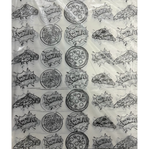 Papel Antigrasa Pizza, 33x28 cm. 100 unidades