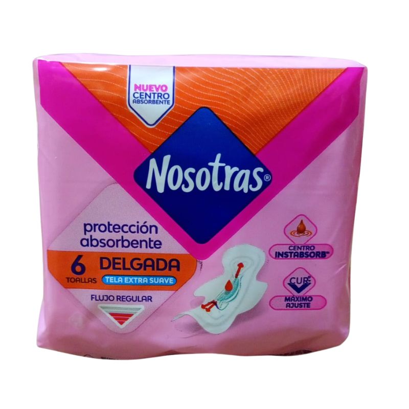 Toalla Nosotras Delgada con Alas