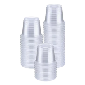 Vaso Económico Transparente, 3 Oz, 90cc, 50 unidades
