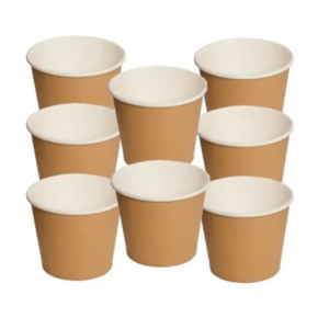 Vaso de Polipapel Una Capa, Kraft, 4 Oz, NP