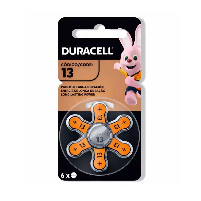 Pila para Audífono N°13 Duracell