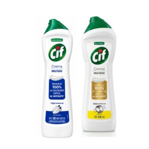 Limpiador Crema CIF Aromas Original y Limón, 500 ml