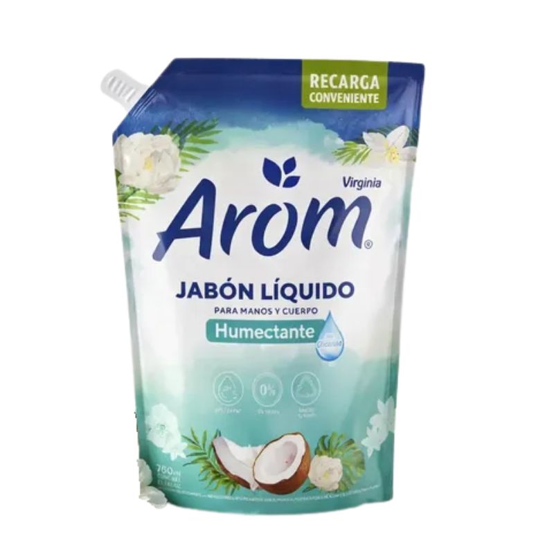 Jabón Líquido Arom Paraiso Floral, 750 ml